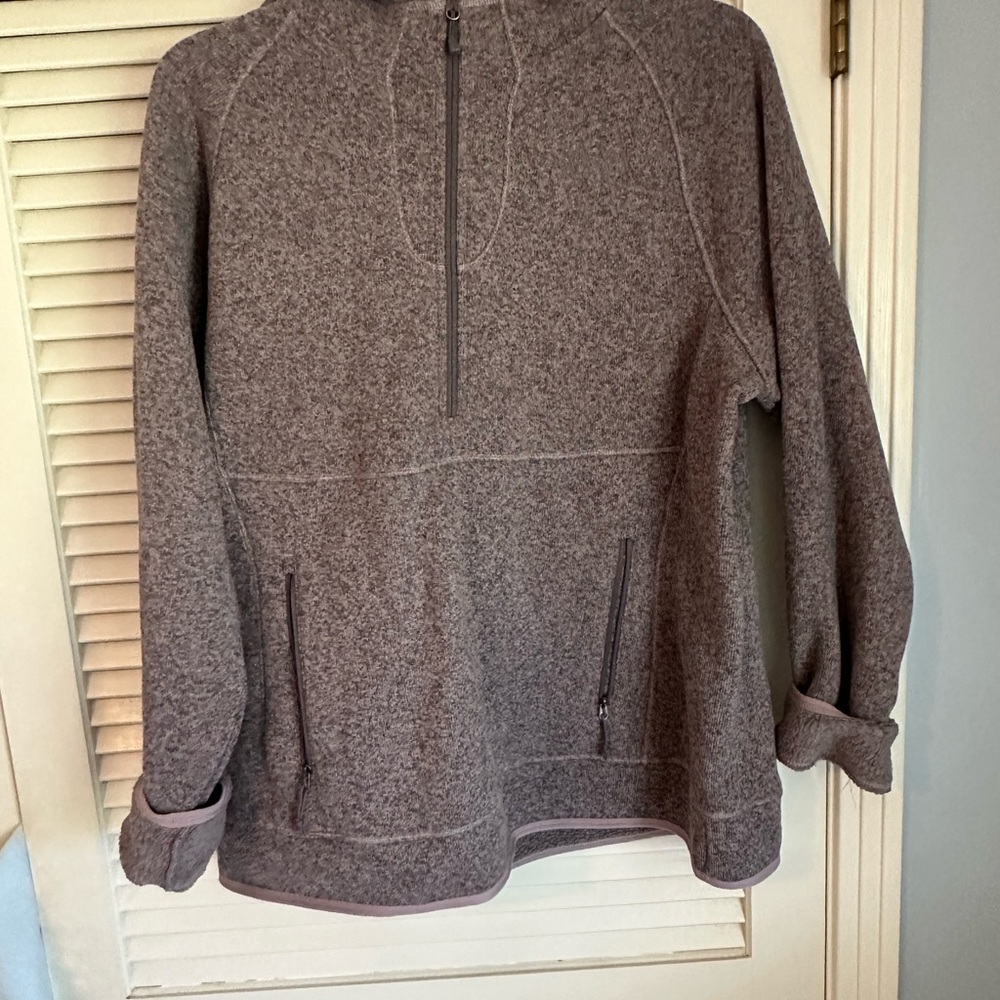 The North Face Zip Up Sweater - Heathered Gray